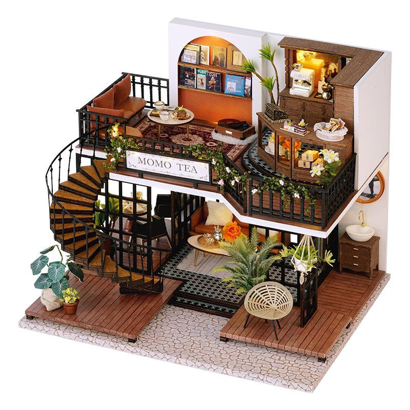 Forest Teashop Cute Room Dollhouse CRLV-001