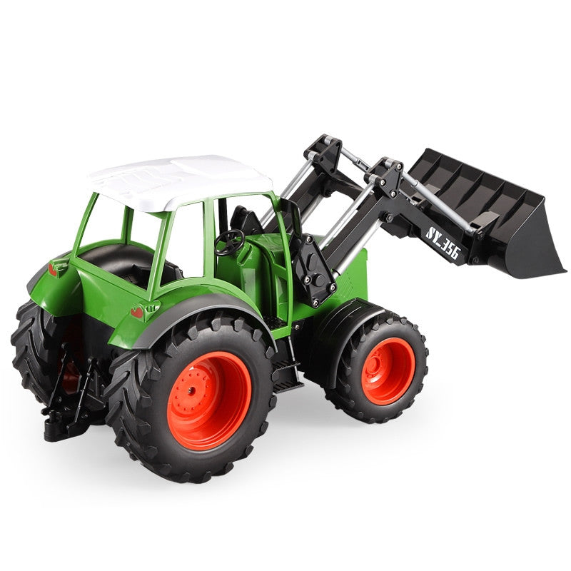 R/C Agricultural Tractor & Bucket (USB Chrg) 1/16 Double Eagle DE356-003C