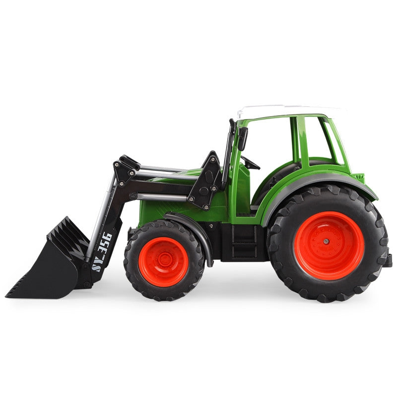 R/C Agricultural Tractor & Bucket (USB Chrg) 1/16 Double Eagle DE356-003C