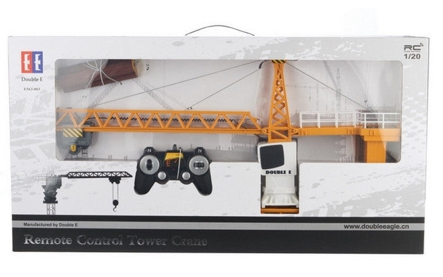 R/C Tower Crane w/Battery & USB Charger 1/20 Double Eagle DE563-003C
