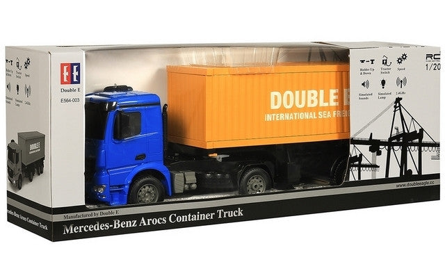 R/C MB Arocs Container Truck & USB charger 1/20 Double Eagle DE564-003C