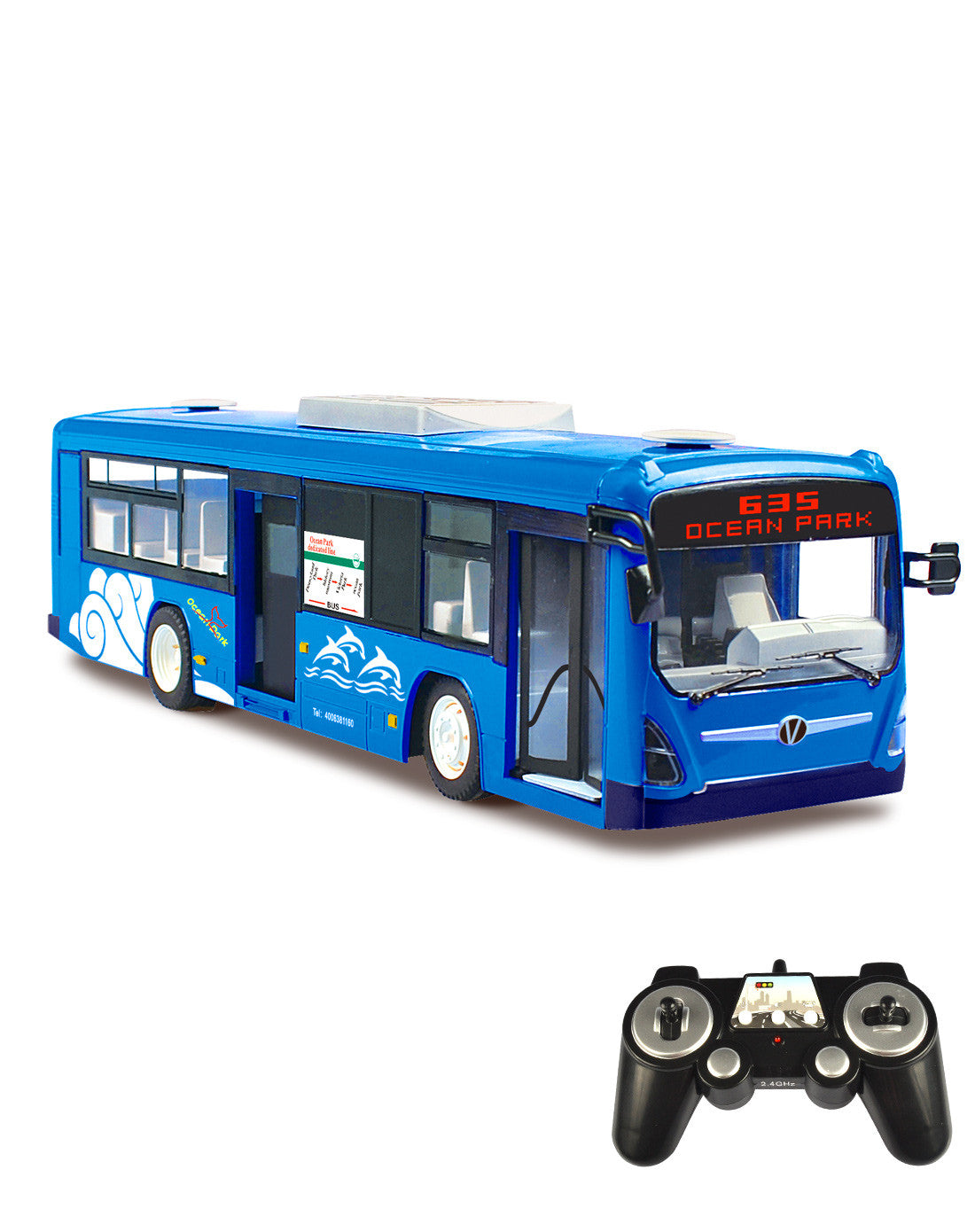 R/C City Bus (33cm Long) DISC 1/20 Double Eagle DE635-003C