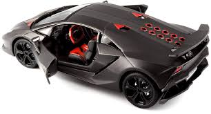 Lamborghini Sesto Elemento Carbon Fiber Grey - 1/24 Scale - MotorMax - MOT79314