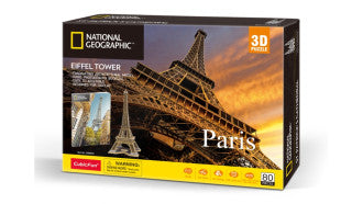 Nat Geo - Eiffel Tower 80pcs CubicFun CFDS0998H