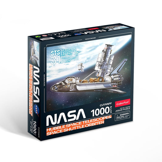 NASA - Hubble Telescope & Shuttle Orbiter 1000pcs CubicFun CFDS1030H