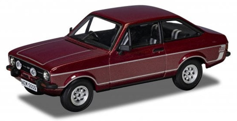 Ford Escort Mk2 1300 Sport Jupiter Red - 1/43 Scale - Corgi - VA12623