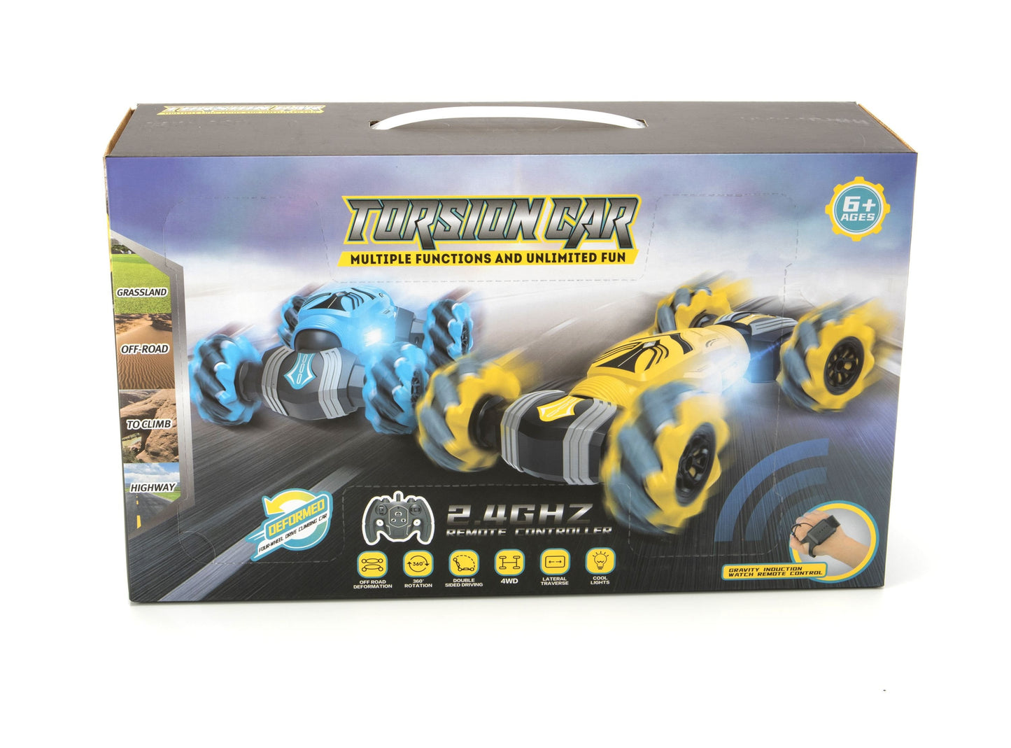 R/C 2.4G Drift Wheel Torsion Stunt Car Funny Box FB208034D
