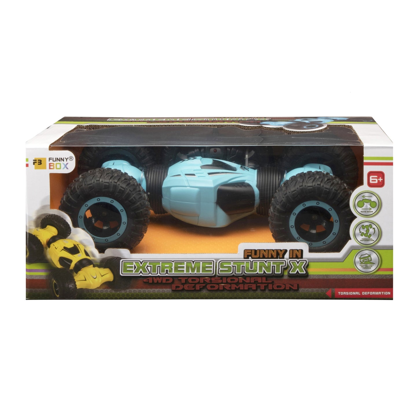 R/C Extreme Stunt X & Battery & USB Charger Funny Box FB208036