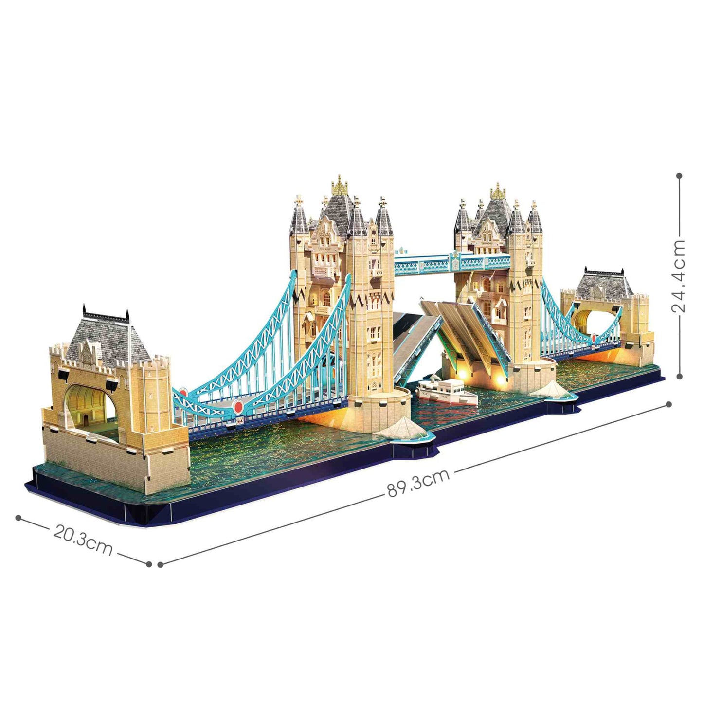 Tower Bridge 222pcs & LED Unit CubicFun CFL531H