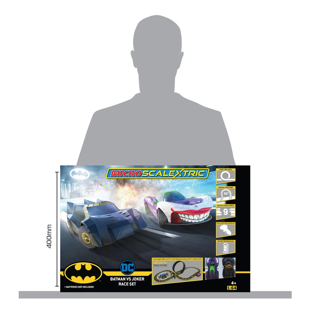 Batman VS Joker Set Battery Powered - 1/64 Scale - Scalextric - SCAC1155M