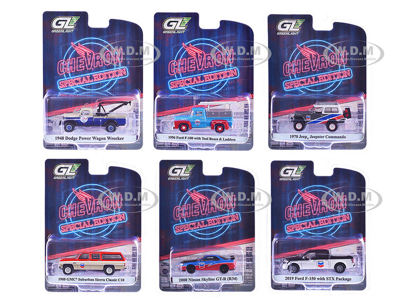 Chevron Special Edition Series 1 set off 6 1/64 GreenLight GR41175