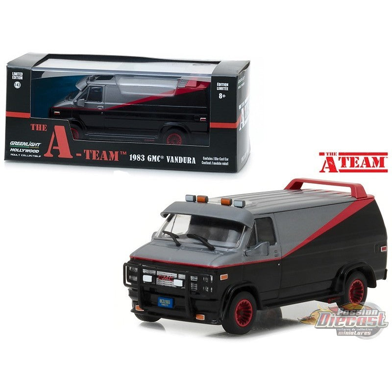 GMC Vandura The A Team (1983-87) Black 1983 1/43 GreenLight GR86515