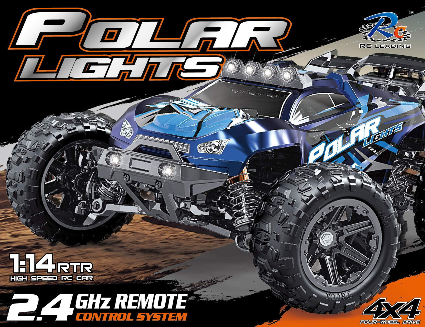R/C 2.4GHz Brushed High Speed Racing Car 1/14 RC Leading HTRC1128