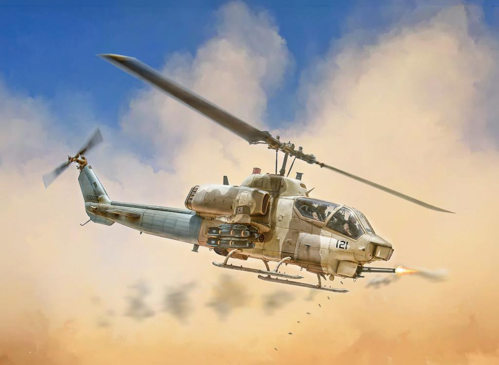 AH-1W Super Cobra - 1/72 Scale - Italeri - IT90160