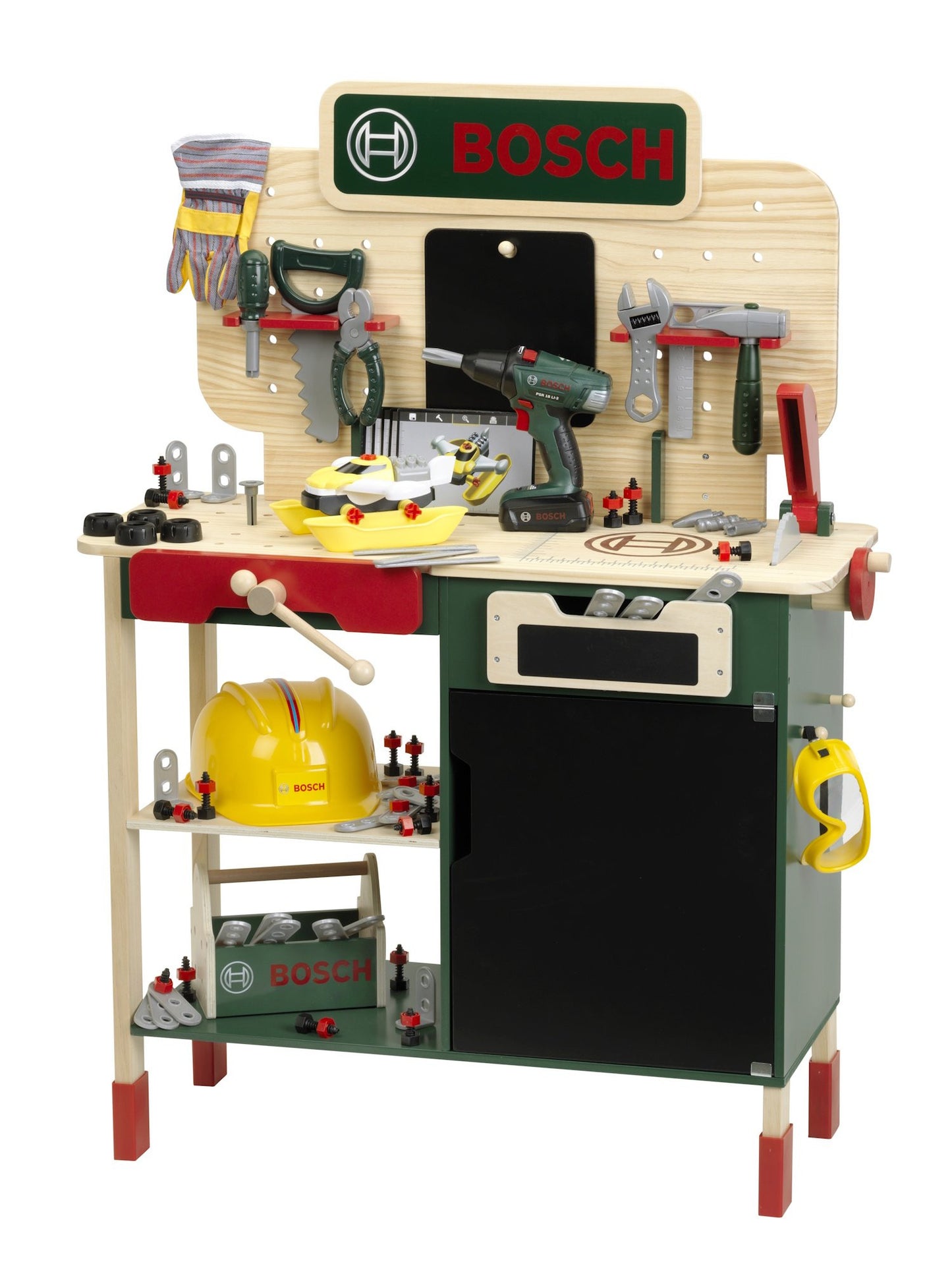 Bosch - Wooden Workbench with Pine Wood Klein Toys 8734