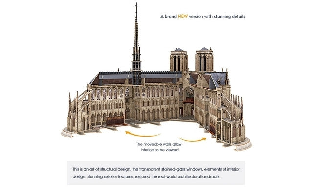 Notre Dame de Paris (France) 293pcs CubicFun CFMC260H