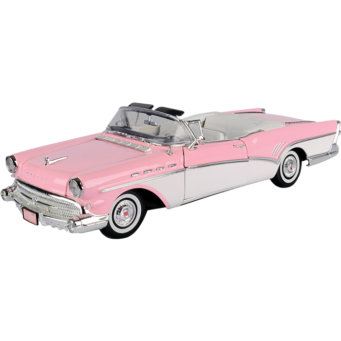 Buick Roadmaster Pink 1957 - 1/18 Scale - MotorMax - MOT73152TC PINK