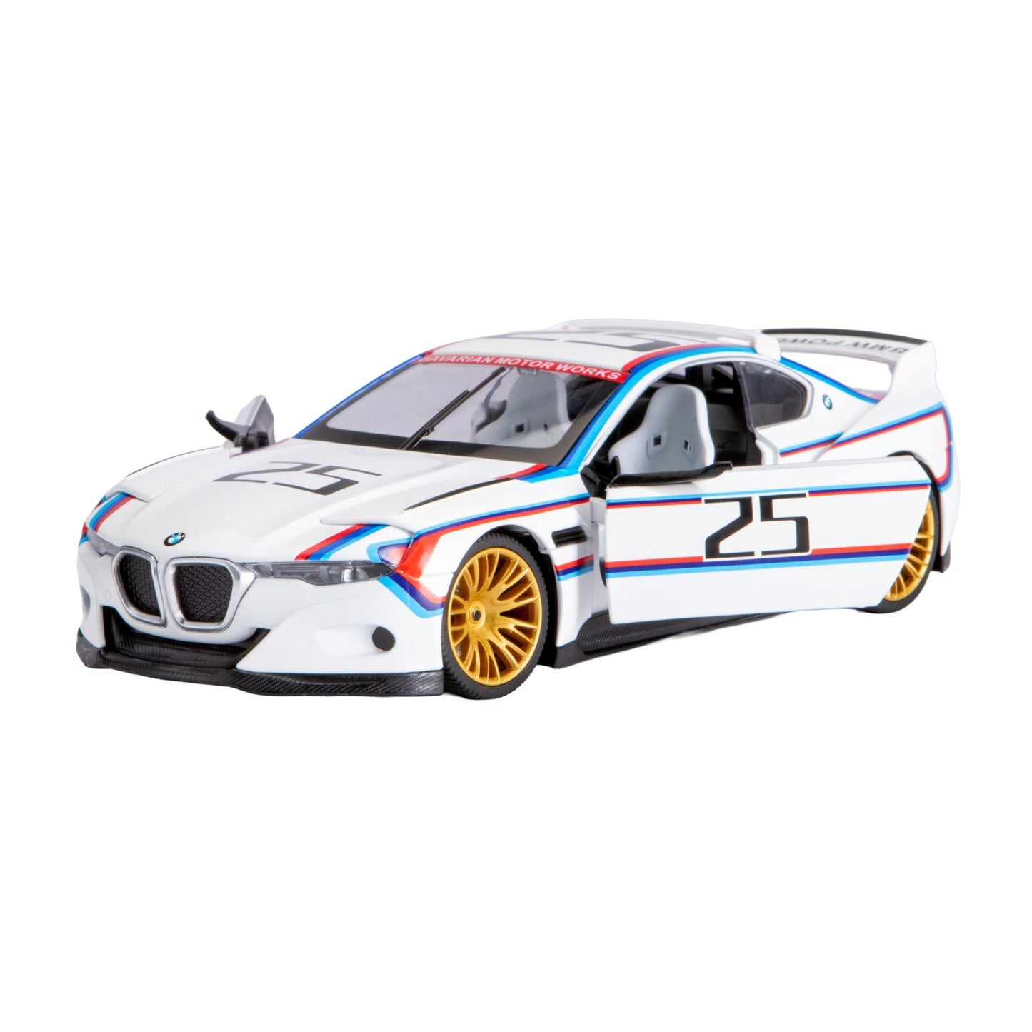 BMW 3.0 CSL Hommage - Racing White 1/24 MSZ MS68257C