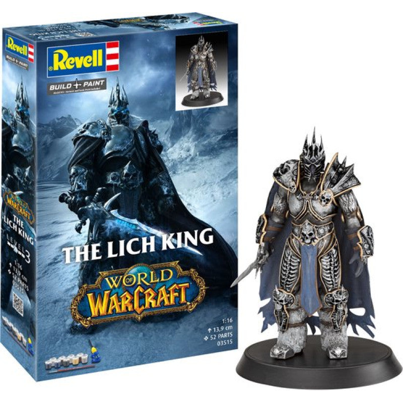 World of Warcraft "The Lich King" Model Set Paints, Glue & Brush - 1/16 Scale Revell 03515