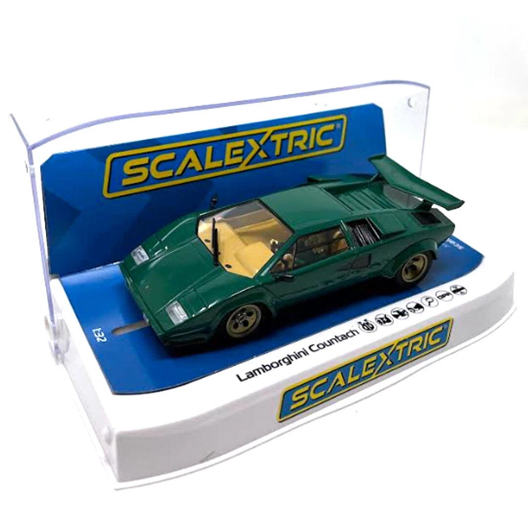 Lamborghini Countach Verde Pino 1/32 Scale Scalextric SCAC4500