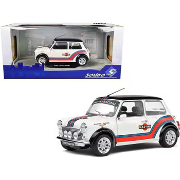 Mini Cooper Sport Martini Evocation 1998 White 1/18 Solido S180610