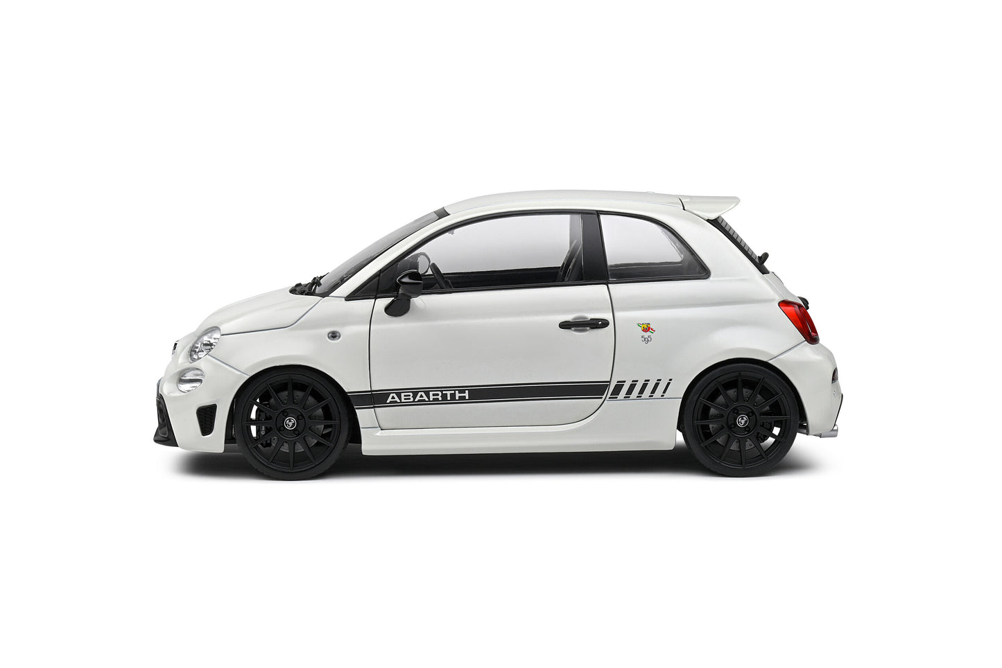 Fiat F595 Abarth – Ghiaccio White – 2022 1/18 Solido S1811301