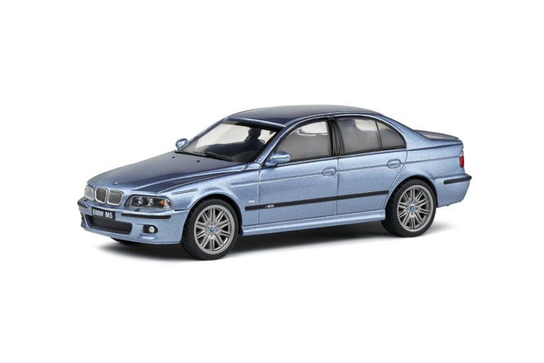 BMW M5 E39 – Silver Water blue – 2000 1/43 Solido S4310503