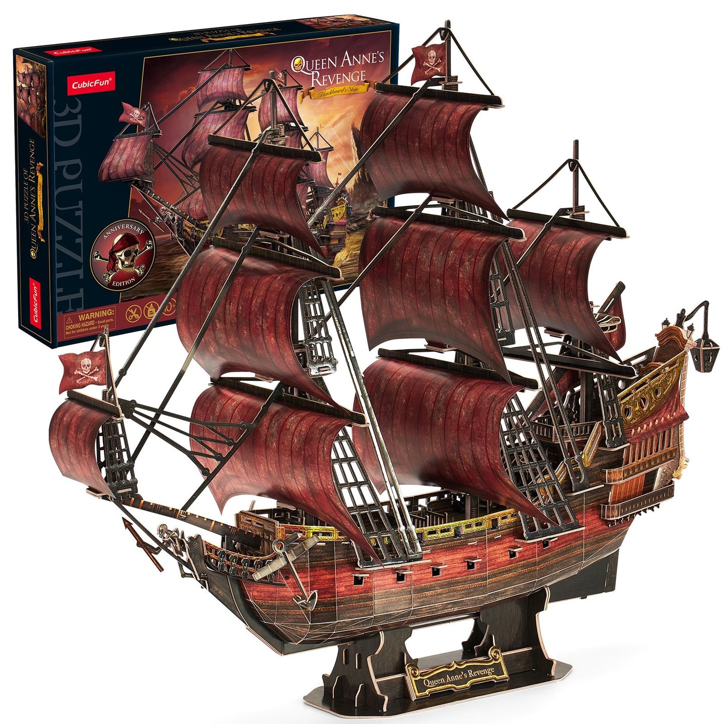 Queen Anne's Revenge 391pcs (Anniversary Red Ed.) CubicFun CFT4040H