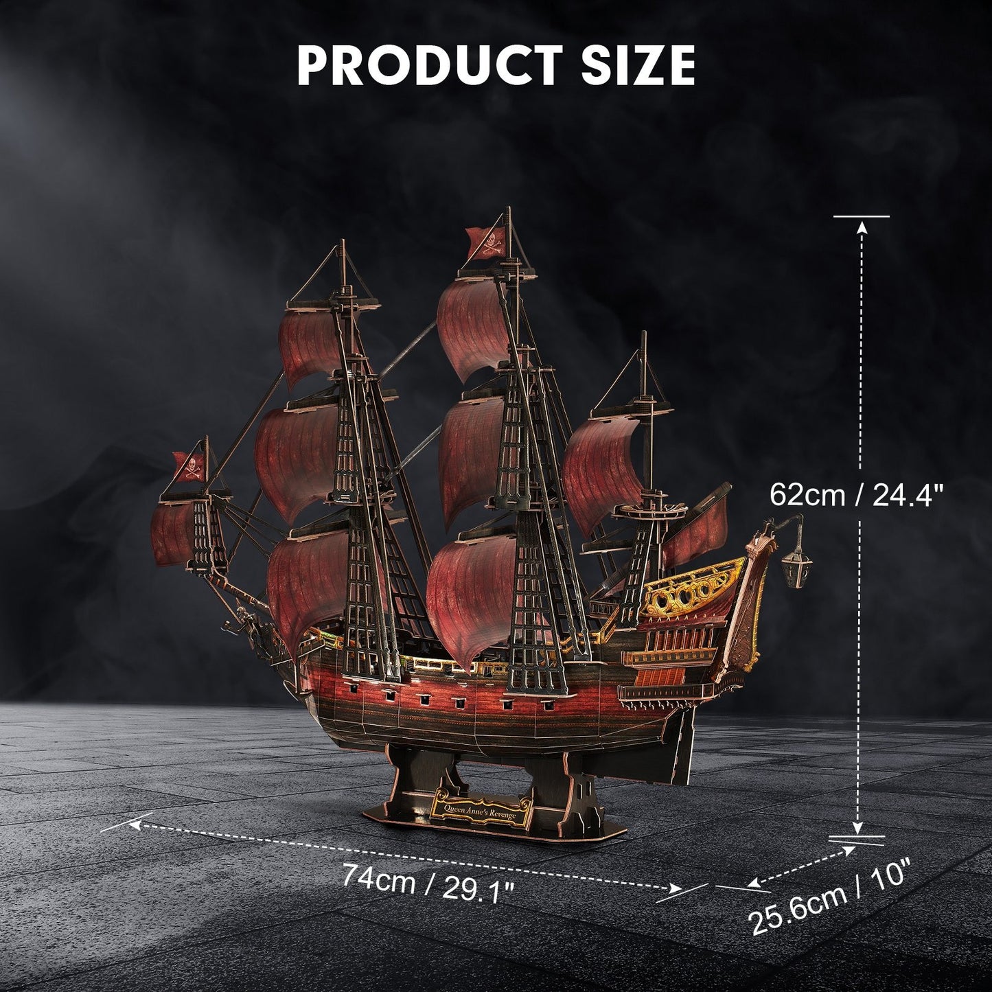 Queen Anne's Revenge 391pcs (Anniversary Red Ed.) CubicFun CFT4040H