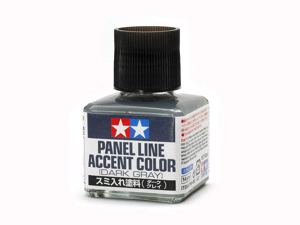 Panel Accent Colour Dark Grey - 40ml - Tamiya 87199