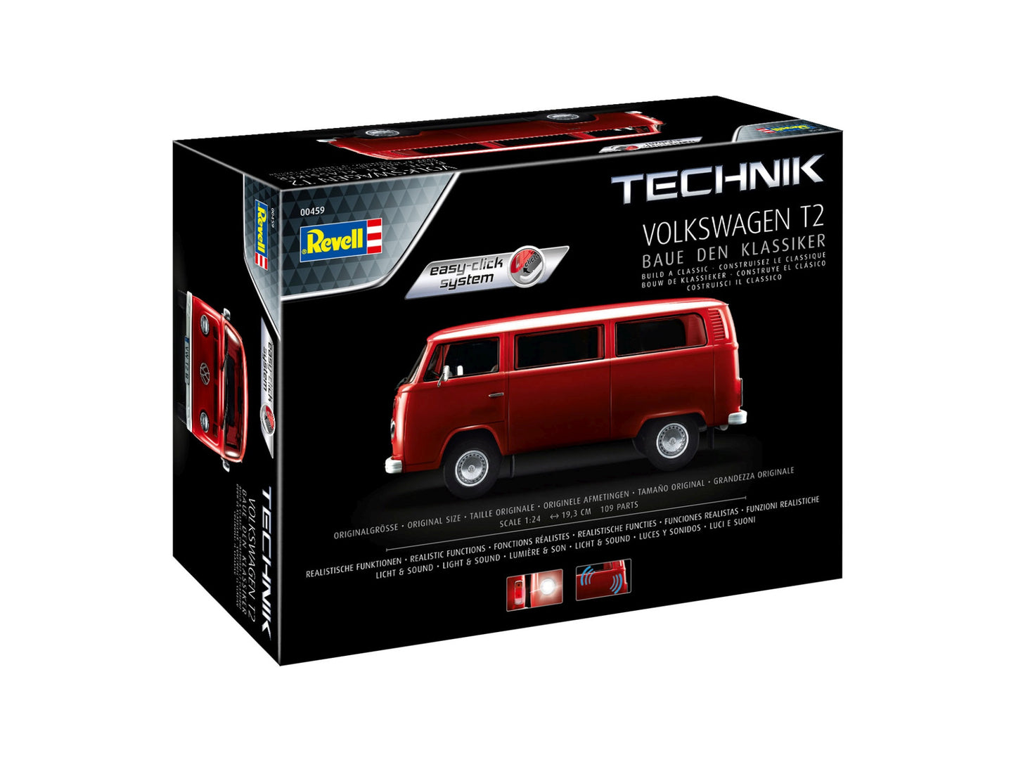Volkswagen T2 - Technik (easy click system) - 1/24 Scale - Revell - REV00459