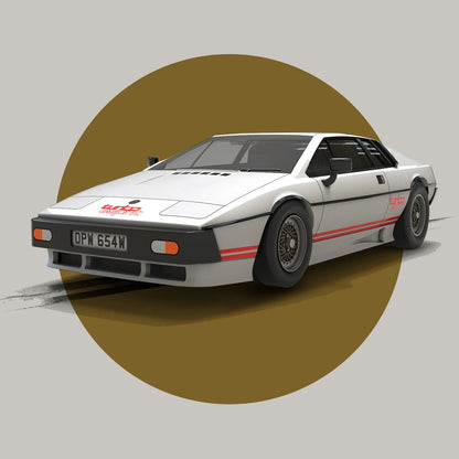 James Bond Lotus Esprit Turbo White "For Your Eyes Only" - 1/32 Scale - Scalextric - SCA4631