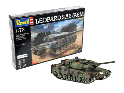 Leopard 2 A6/A6M - 1/72 Scale - Revell - REV03180