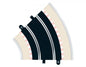 Radius 2 Curve 45 Degrees x 2 - 1/32 Scale - Scalextric - SCAC8206