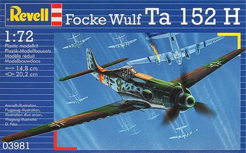 Focke-Wulf Ta.152H - 1/72 Scale - Revell - REV03981