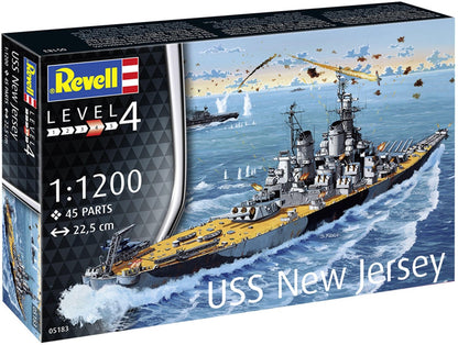 USS New Jersey - 1/1200 Scale - Revell - REV05183