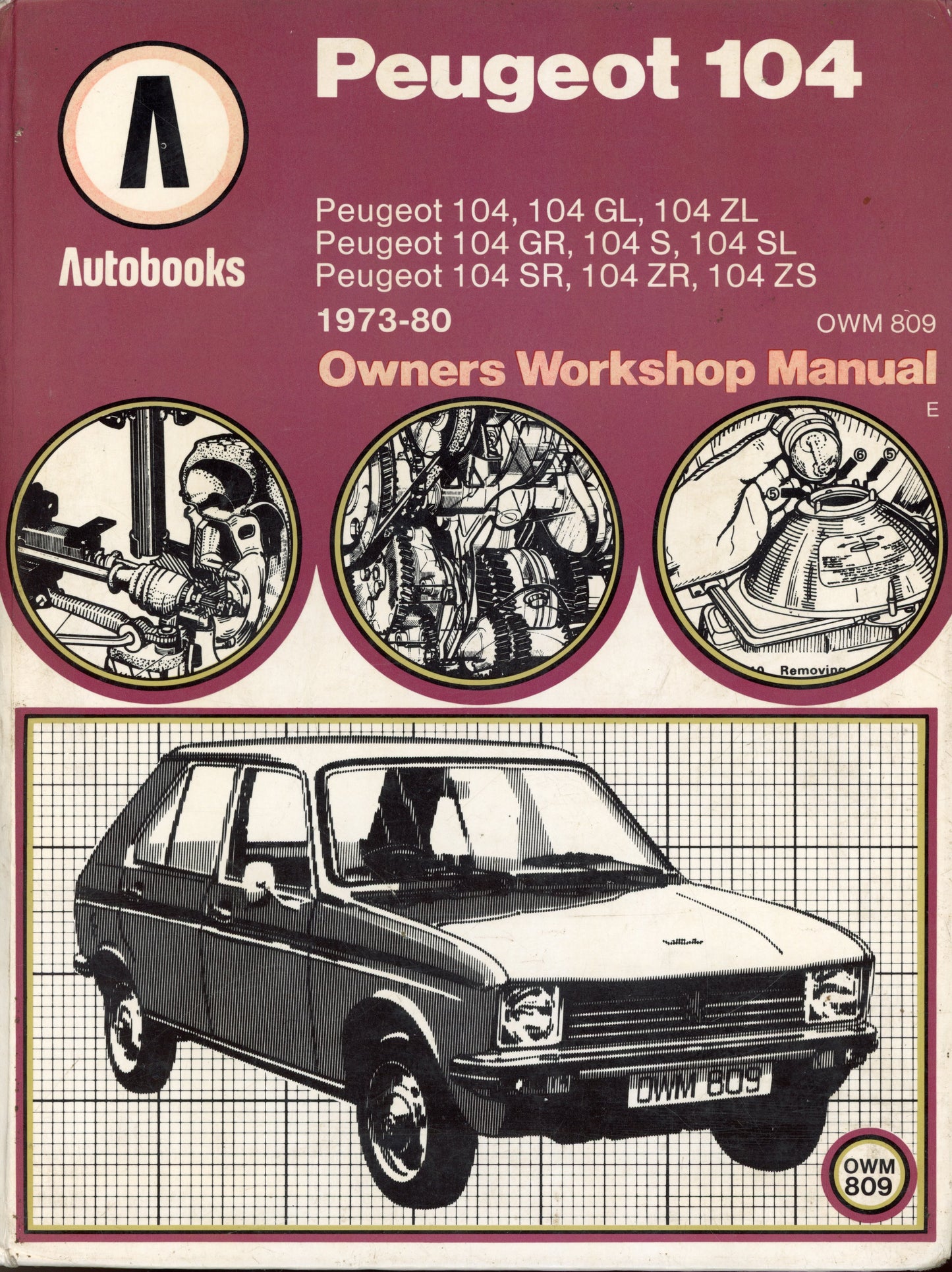Peugeot 104 Workshop Manual - Autobooks Ltd. - OWM809