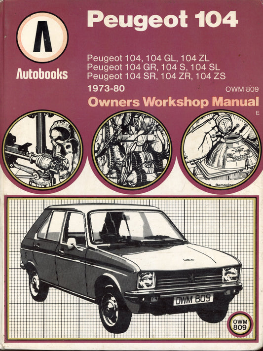 Peugeot 104 Workshop Manual - Autobooks Ltd. - OWM809