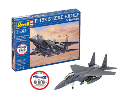 Starter Kit F-15E Strike Eagle & Bombs - 1/144 Scale - Revell - REV73972