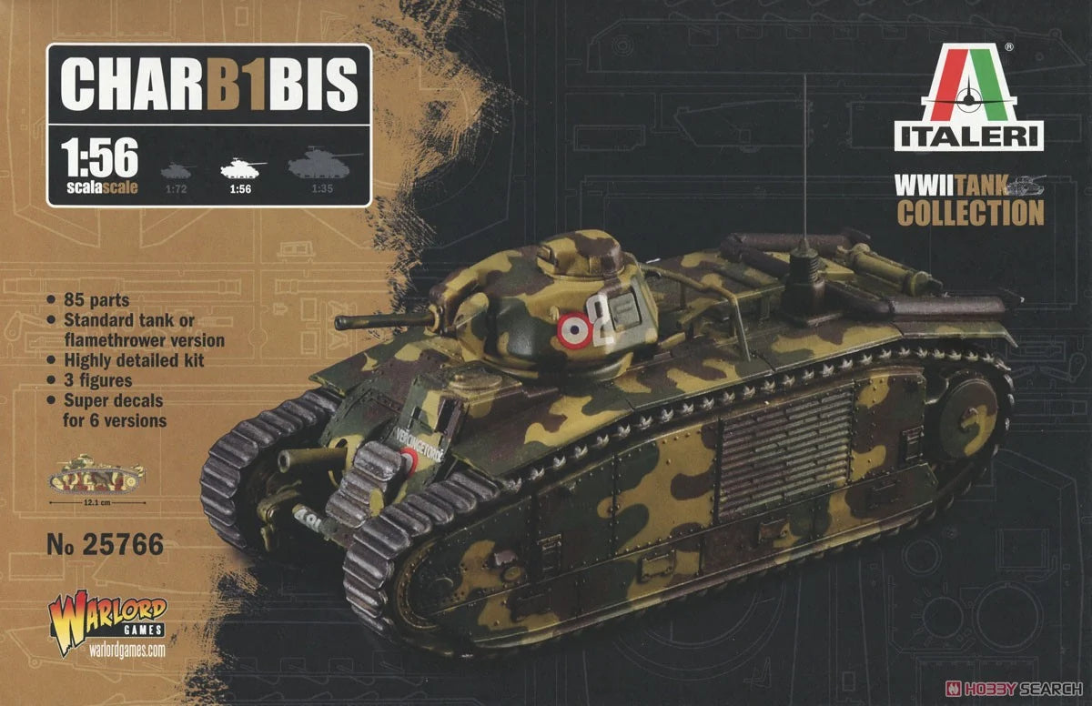 Char B1 Bis - 1/56 Scale - Italeri - IT25766
