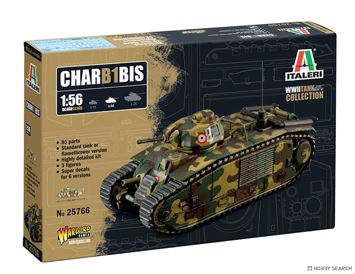 Char B1 Bis - 1/56 Scale - Italeri - IT25766