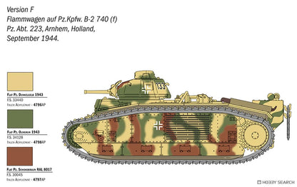 Char B1 Bis - 1/56 Scale - Italeri - IT25766