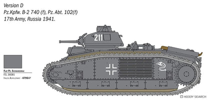 Char B1 Bis - 1/56 Scale - Italeri - IT25766