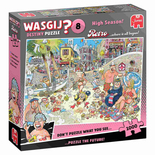 Wasgij Retro Destiny 8 - High Season 1000 pcs - Jumbo Puzzle - JB1110100580