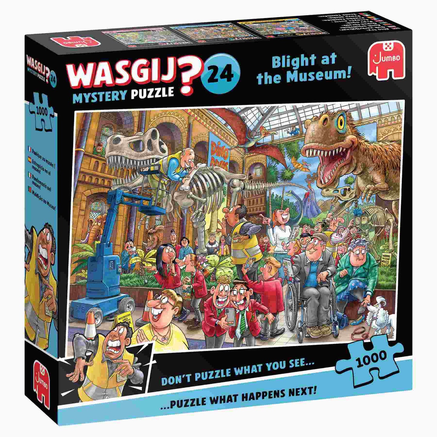 Wasgij Mystery 24 - Blight at the Museum 1000 pcs - Jumbo Puzzle - JB1110100590