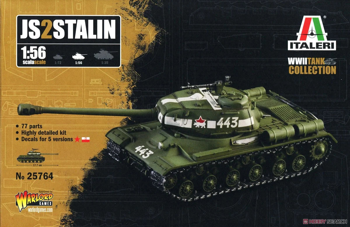 Josef Stalin JS-2 - 1/56 Scale - Italeri - IT25764