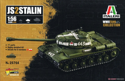 Josef Stalin JS-2 - 1/56 Scale - Italeri - IT25764