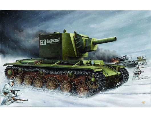 Russai KV "Big Turret" Tank - 1/35 Scale - Trumpeter - TRU00311