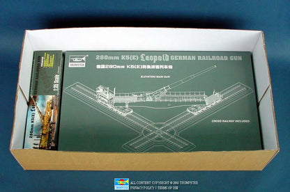 280mm K5 E Leopold German Gun - 1/35 Scale - Trumpeter - TRU00207