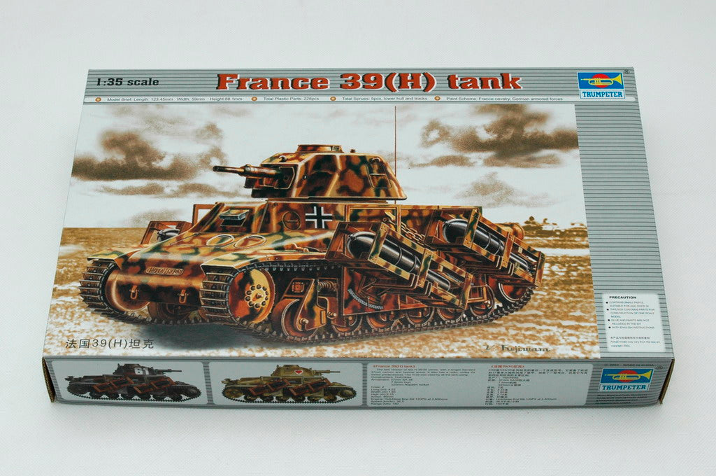 France 39(H) Tank SA38 37mm Gun - 1/35 Scale - 1/35 Scale - Trumpeter - TRU00352